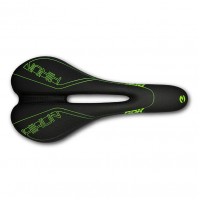 Седло DDK 3252 AIRON T1 (чёрный/зелёный)