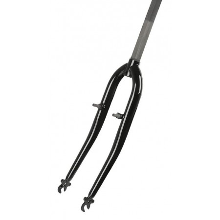 Вилка жесткая 26" 1 1/8" - 177 мм под V-brake (чёрная матовая)