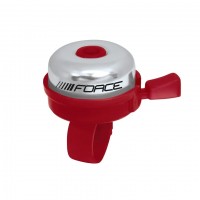 Звонок Force, CLASSIC, метал/пластик, красный