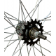 Колесо заднее 28/29", втулка SF-CT01 (19T), 36 отв., обод YKL-D1 (серебристый)