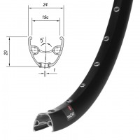 Обод Mach1, NEO, 29" (622x19), 36отв., AV, пистон., disc, черный