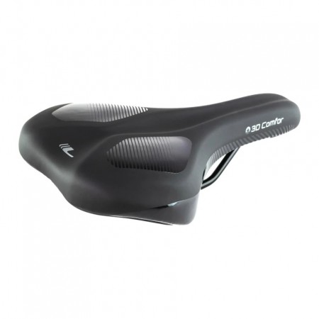 Седло Longus, 3D COMFOR L, из пены с эффектом памяти, черное