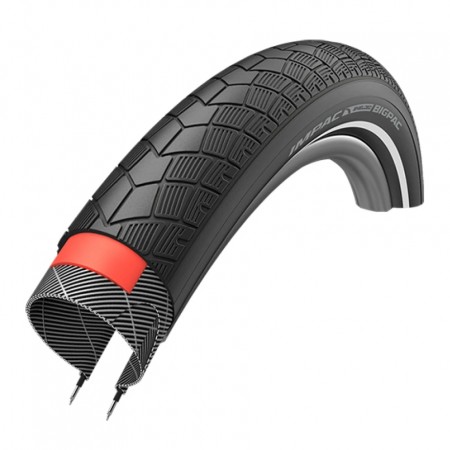 Велосипедная покрышка IMPAC, BIGPAC, 50-622, Puncture Protection, Black-Reflex