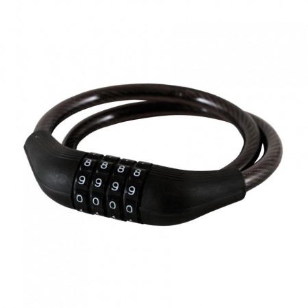 Замок Longus, 10/650мм, кодовый, черный