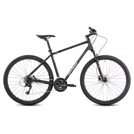 Велосипед ATOM SYMBIOTIC CROSS Рама:M(51cm) GlossyBlack