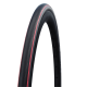 Велосипедная покрышка Schwalbe LUGANO II 700x25C (25-622), K-Guard, 50TPI, Red Stripes