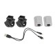 Свет комплект Force, POINT USB, передний белый + задний красный