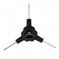 Ключ Force, Y-образный, шестигранный на  2/ 2,5/ 3 мм, длина 145мм, черный