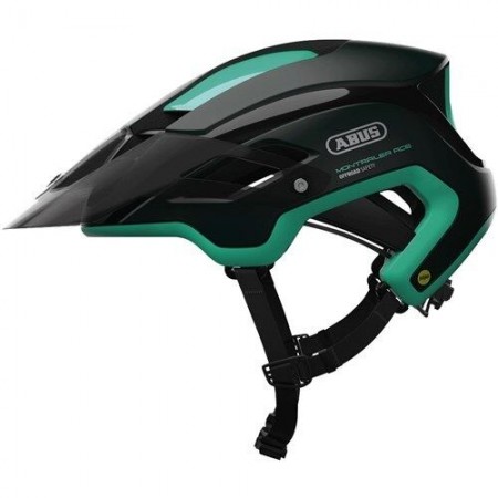 Шлем MTB ABUS Montrailer ACE MIPS (smaragd green, зелено-черный)