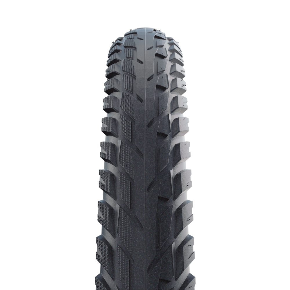 Велосипедная покрышка Schwalbe SILENTO 28x1.60 (42-622), K-Guard (чёрный, светоотражающая полоса)