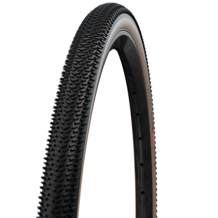 Велосипедная покрышка Schwalbe G-ONE R 28x1,70 (45-622), Super Race, TLE, складная (Transparent Sidewall)