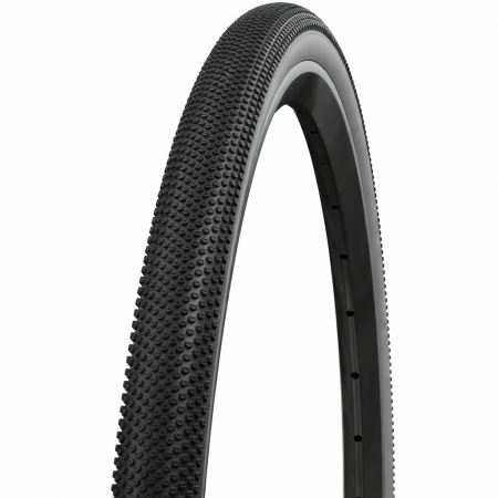 Велосипедная покрышка Schwalbe G-ONE ALLROUND 700x35C (35-622), RaceGuard, Black-Grey