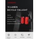 Фонарь задний GACIRON W11 15 LM Micro USB 07-300178