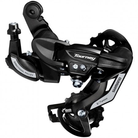 Переключатель задний Shimano Tourney RD-TY500 на болт 6/7 скоростей