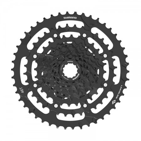 Кассета Shimano, CS-LG300, 9ск., 11-46, Linkglide