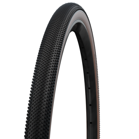 Покрышка 28x1.70 (45-622)  Schwalbe G-One Allround, Perf., RaceGuard, ADDIX TLE B/BRZ-SK (черно-коричневая, складная)