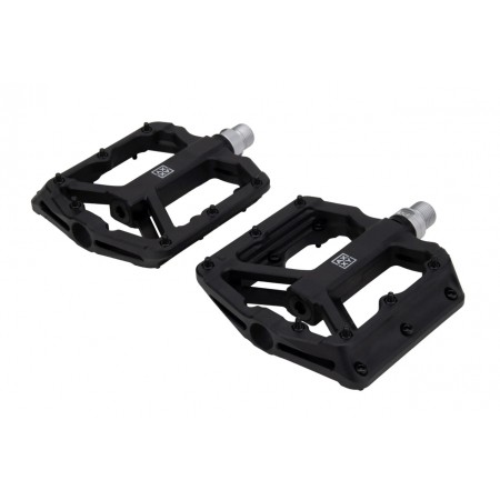 Педали AXXY NylonPro, нейлон, 3 промподшипника, 99x102 мм, 9/16" (чёрный)