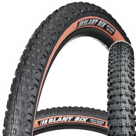 Покрышка 27.5"x2.35 (60-584) KENDA K1080 Slant Six Pro 30TPI 5-523999 (коричневая боковина)