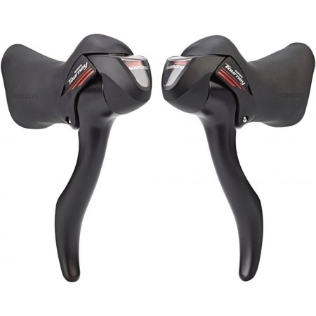 Моноблок Shimano Tourney A070, 2x7 ск., (троса и оплетки в комплекте)