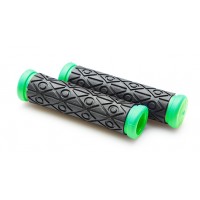 Грипсы HL-G35B L-120 (чёрный/зелёный)