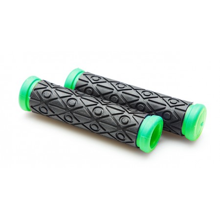 Грипсы HL-G35B L-120 (чёрный/зелёный)