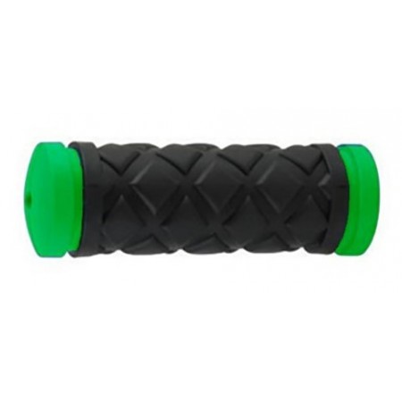 Грипсы HL-G73 L-90 (чёрный/зелёный)