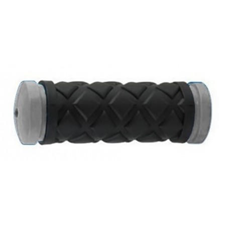 Грипсы HL-G73 L-90 (чёрный/серый)