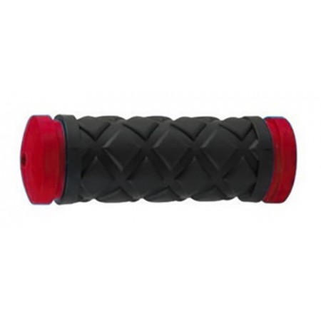 Грипсы HL-G73 L-90 (чёрный/красный)