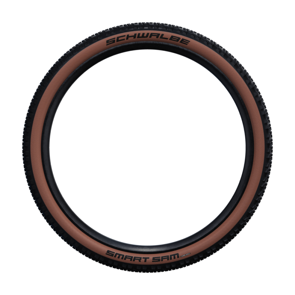 Велосипедная покрышка Schwalbe SMART SAM 27.5x2.25 (57-584), Performance, 67TPI, Bronze Sidewall