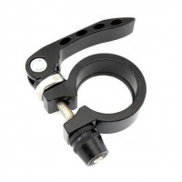 Хомут подседельный HW 140052-B D34.9 (чёрный)