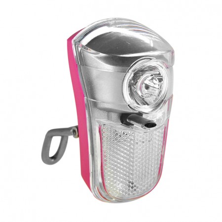 Фонарь передний HW 160263 (розовый)