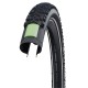 Велосипедная покрышка Schwalbe SMART SAM PLUS 27.5x2.25 (57-584), DD, GreenGuard (чёрный со светоотражающей полосой)