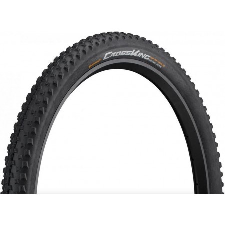 Велосипедная покрышка Continental 27.5x2.60 (65-584), Cross King, ShieldWall, складная, чёрная