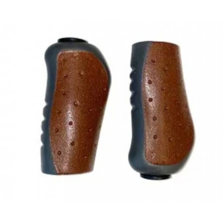 Грипсы HL-G302 L-92 (чёрный/коричневый)