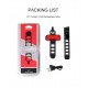 Фонарь задний GACIRON W11 15 LM Micro USB 07-300178