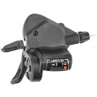 Шифтер триггерный MicroSHIFT TS39-3L, левый, 3 ск., с тросом 1800 мм