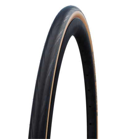 Велосипедная покрышка Schwalbe LUGANO II 700x25C (25-622), K-Guard, 50TPI, Classic (бежевая боковина)