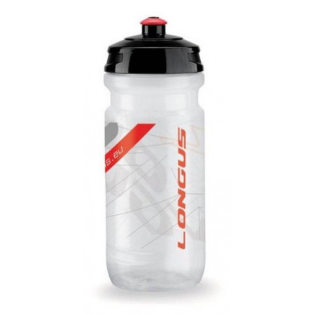 Велобутылка Longus TESA 25000 600мл (прозрачно/красная)