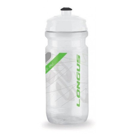 Велобутылка Longus TESA 25002 600мл (прозрачно/зелёная)