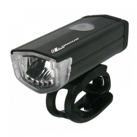 Свет передний Longus, 3W LED, 3ф, USB, 200Lm