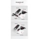 Фара/Фонарь двухсторонний GACIRON V20S-1000 900LM+100LM Micro USB 4000mAh 07-300145