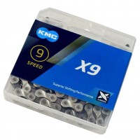 Цепь KMC X9 (116 зв., серебристый)