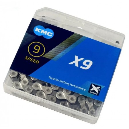 Цепь KMC X9 (116 зв., серебристый)