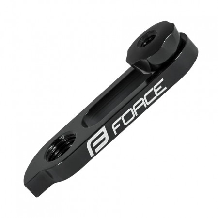 Концевик рамы Force, универсальный, алюм., черный