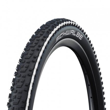 Покрышка Schwalbe, RAPID ROB, 26x2.25 (57-559), K-Guard, 720гр, White Stripes