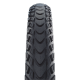 Велосипедная покрышка Schwalbe MARATHON MONDIAL 28x1.60 (42-622), RaceGuard (чёрный, светоотражающая полоса)