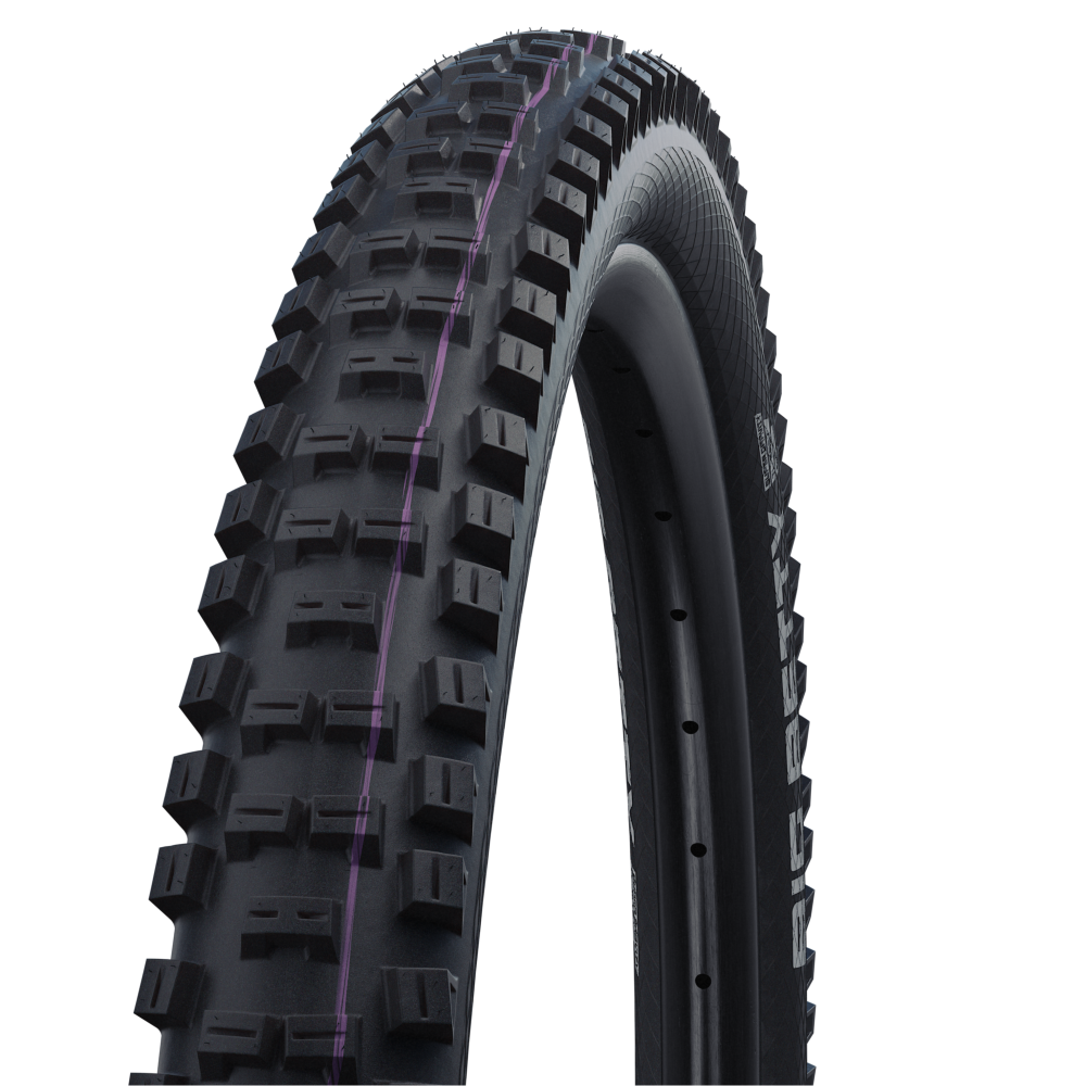 Велосипедная покрышка Schwalbe BIG BETTY 27,5x2.40 (62-622), Super Downhill, складная (чёрный)