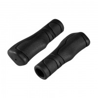 Ручки руля Progrip, резиноввые, эргономические, черные, OEM