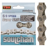 Цепь велосипедная YBN S9-S 116 звеньев