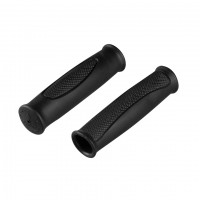 Ручки руля Progrip, гладкие с бортиками, 110мм, черные, OEM